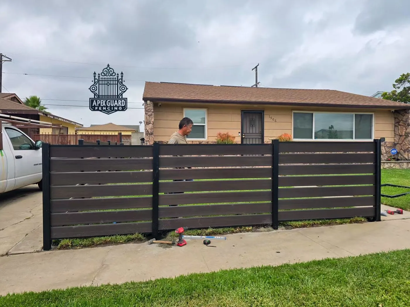 Composite (WPC) fence and home