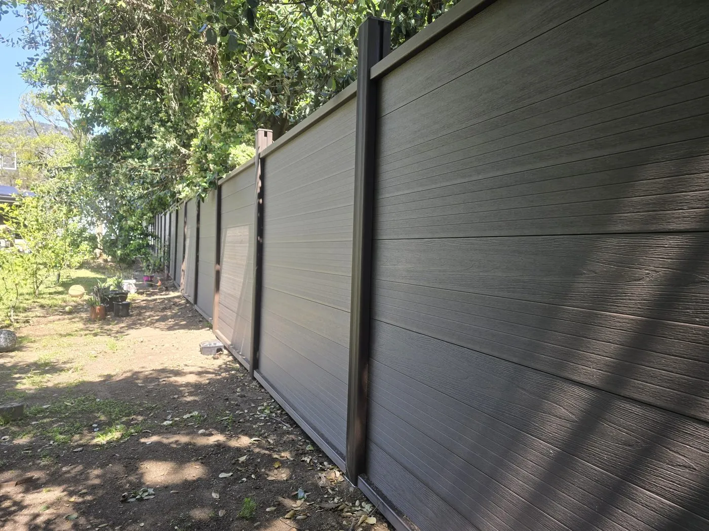 Composite privacy fence
