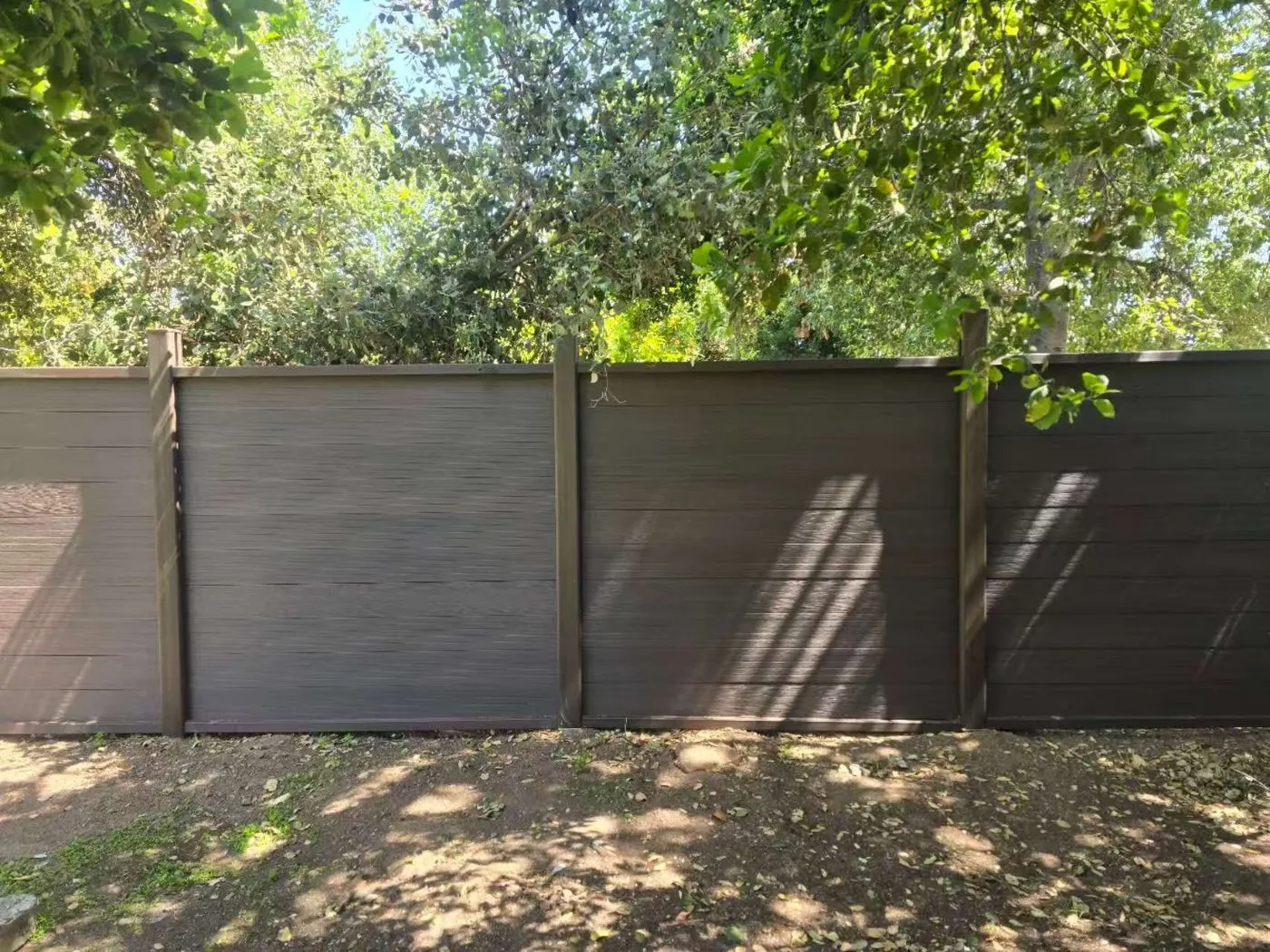 Composite privacy fence and gate